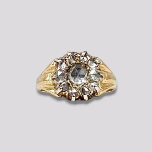 HELLMAN VINTAGE RING MED DIAMANTER