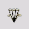 HELLMAN VINTAGE RING MED 3 KULTURPERLER