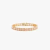 IZABEL DISPLAY TENNIS ARMBÅND THICK SQUARE GOLDPLATED BEIGE