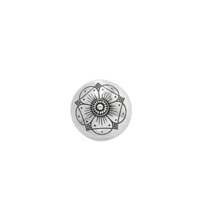 KNAPP 24MM M.BUNN OKSIDERT
