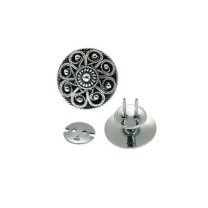 KNAPP TIL KNIV 17MM OKSIDERT