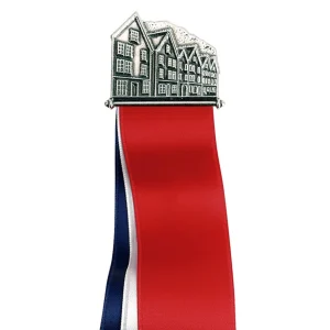 17. MAI SLØYFE BRYGGEN OKSIDERT SØLV STOR