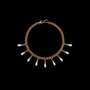 MARIA NILSDOTTER KJEDE CHUNKY CHAIN PEARLS