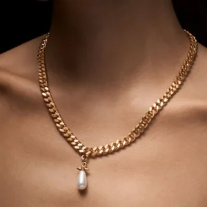MARIA NILSDOTTER KJEDE CHUNKY CHAIN DROP