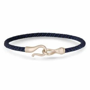 OLE LYNGGAARD ARMBÅND LIFE HERRE MIDNIGHT HVITTGULL
