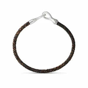 OLE LYNGGAARD ARMBÅND LIFE HERRE MAROON SØLV
