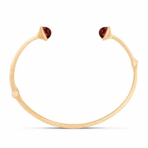OLE LYNGGAARD ARMRING NATURE CERISE TURMALIN