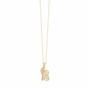 OLE LYNGGAARD CHARM ELEFANT MED PAVÉ