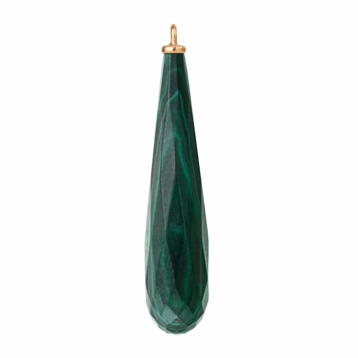 ole_lynggaard_faceted_dro_0-6.webp OLE LYNGGAARD FACETED DROPS VEDHENG TIL ØREPYNT MALAKITT