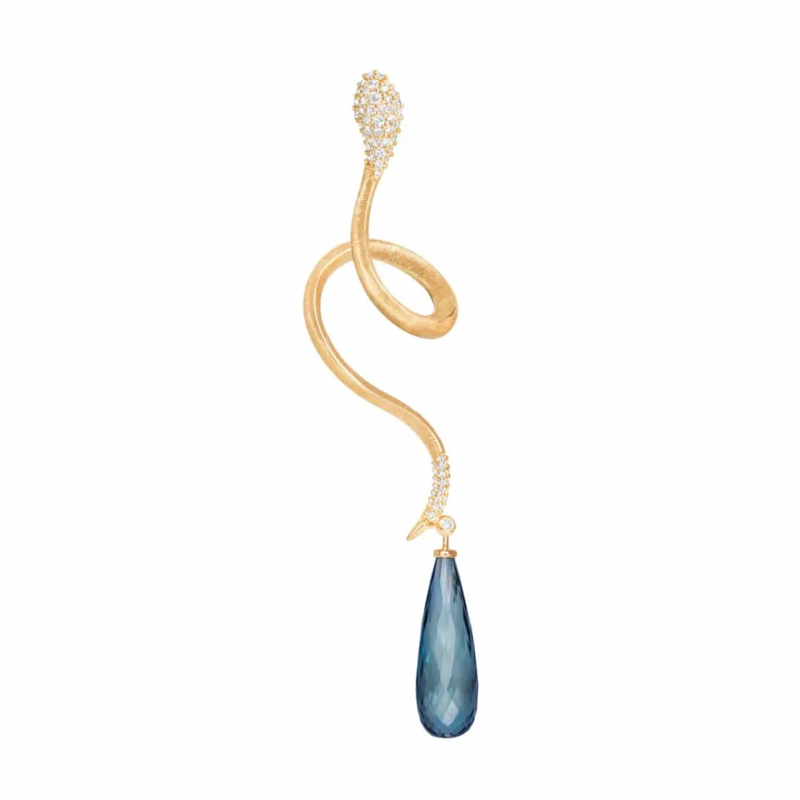 ole_lynggaard_faceted_dro_1.webp OLE LYNGGAARD FACETED DROPS VEDHENG TIL ØREPYNT LONDON BLÅ TOPAS