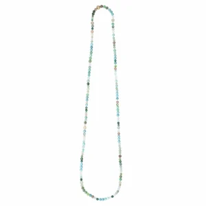 OLE LYNGGAARD KJEDE I TURQUOISE TEMA 80 CM