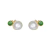 OLE LYNGGAARD ØREDOBBER BOHO LITEN TURMALIN