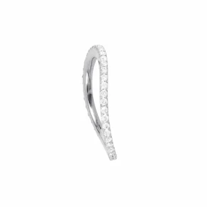 OLE LYNGGAARD RING LOVE BANDS BUET HVITTGULL