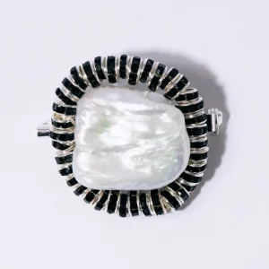 PEARL OCTOPUSS.Y BROSJE PARIS BLACK