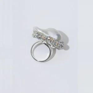 PEARL OCTOPUSS.Y DIAMOND BAROQUE RING