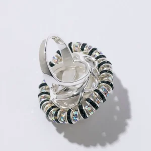 PEARL OCTOPUSS.Y DIAMOND ZEBRA BAROQUE RING