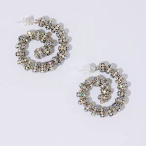 PEARL OCTOPUSS.Y ØREDOBBER SPIRAL HOOPS
