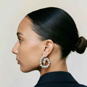 PEARL OCTOPUSS.Y ØREDOBBER SPIRAL HOOPS