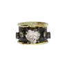 RIKKE HARHSEIM RING BRED OKSIDERT