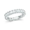 RING HELLMAN ETERNITY HALPH AND HALP BRILLIANT OG SMARAGD 3,42CT