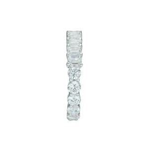 RING HELLMAN ETERNITY HALPH AND HALP BRILLIANT OG SMARAGD 3,42CT