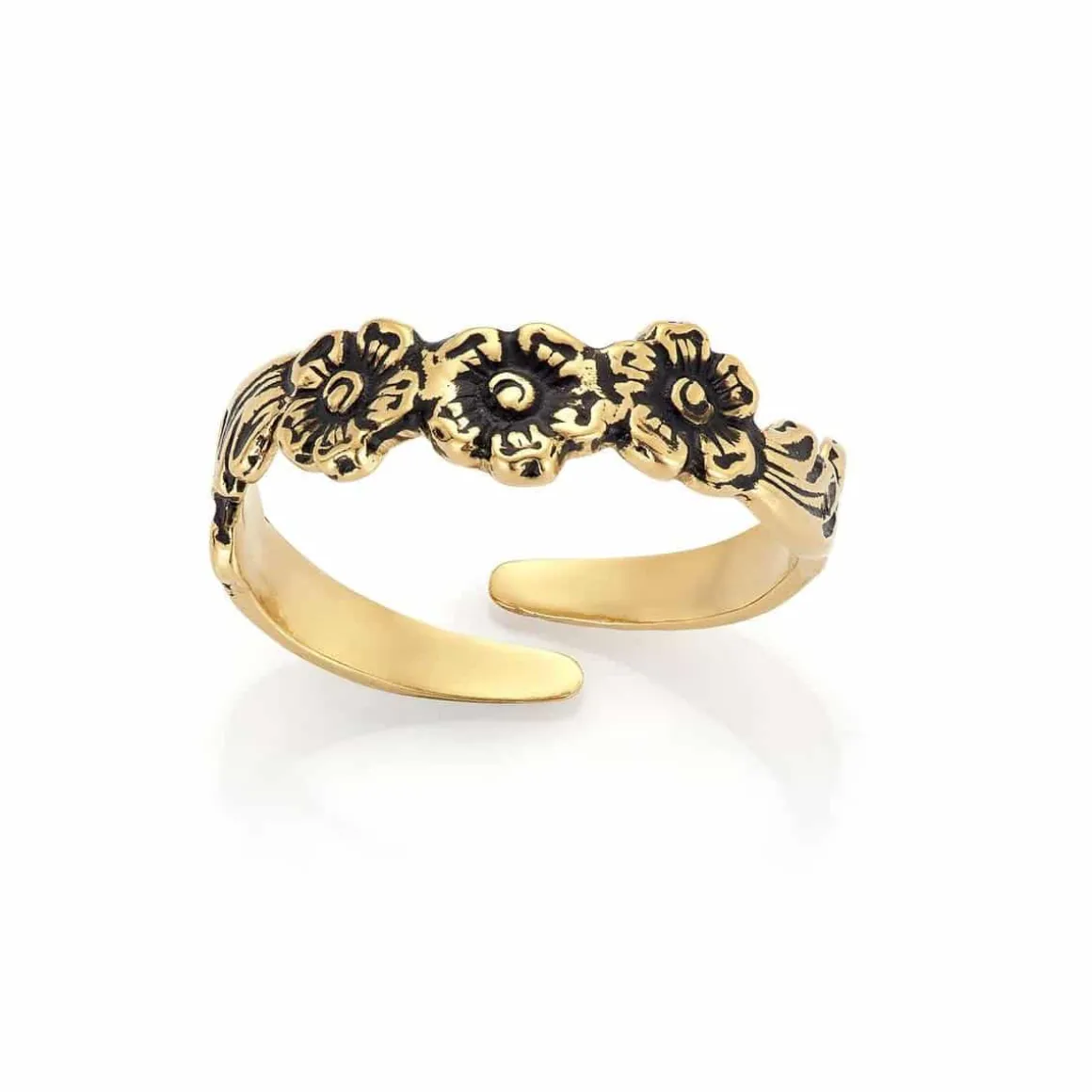 ring_lken_forgylt_slv_0.webp RING LØKEN FORGYLT SØLV