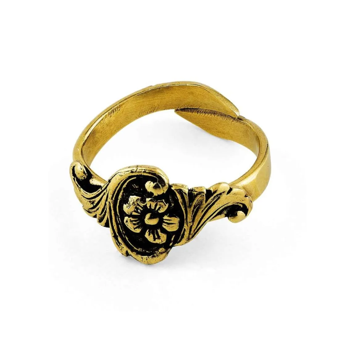 ring_lken_forgylt_slv_rok_0.webp RING LØKEN FORGYLT SØLV ROKOKKO