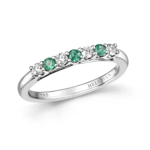 RING SMARAGDER & DIAMANTER