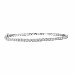 TENNISARMBÅND HVITTGULL 2,94CT
