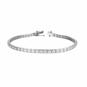 TENNISARMBÅND HVITTGULL 2,98CT