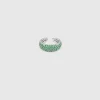 TOM WOOD EAR CUFF THICK FORREST GREEN