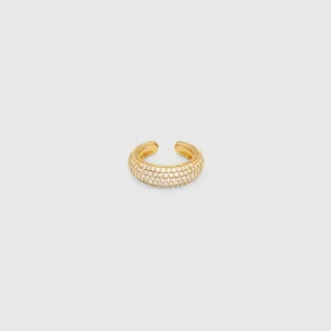 TOM WOOD EAR CUFF THICK ZIRKONIA FORGYLT