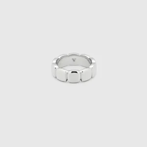 TOM WOOD RING CUSHION BAND POLISHED
