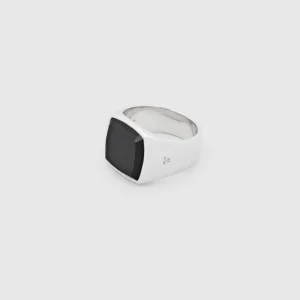 TOM WOOD RING CUSHION BLACK ONYX