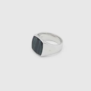 TOM WOOD RING CUSHION BLUE HAWK EYE