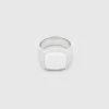 TOM WOOD RING CUSHION WHITE AGAT