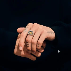 TOM WOOD RING MINED LARGE EMERALD