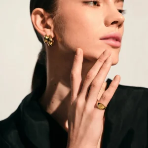 TOM WOOD RING MINI SIGNET GOLD