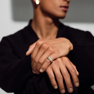 TOM WOOD RING PEAKY GOLD TOP