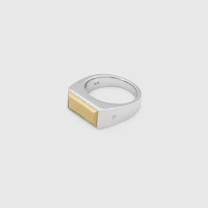 TOM WOOD RING PEAKY GOLD TOP